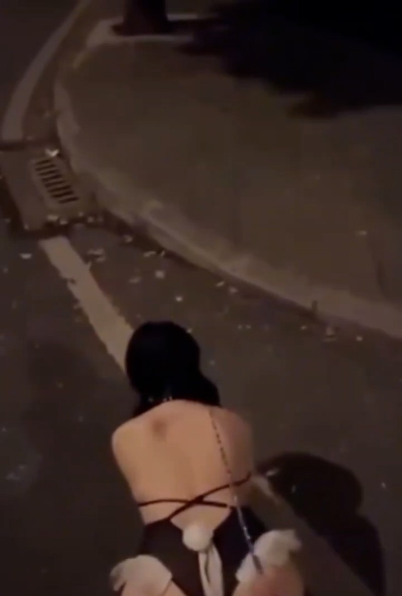 河南郑州大学巨乳大学生 姚凯宣 被金主爸爸包养当性奴母狗 在校园牵链当狗遛 室外露出 完成主人各种指示任务 视频外流泄密 - 18J.TV